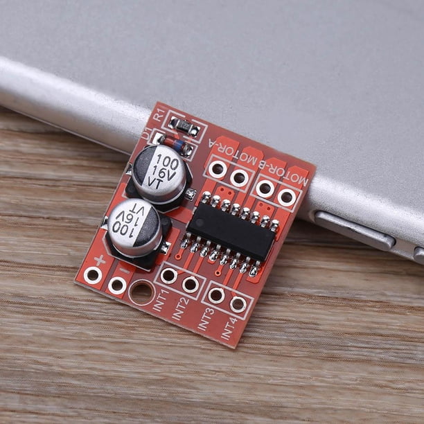 Módulo de controlador de motor de CC de 2 canales con puente H dual para Arduino Raspberry Pi Ndcxsfigh nuevos