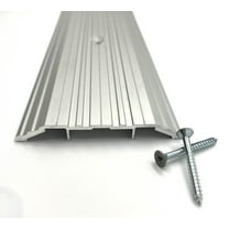 CBW Doors Waterproof Anodized Aluminum Entrance Threshold - Heavy Duty - 4 inch Wide 1/2 inch Height- 60 inch Length.
