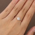 thumbnail image 2 of Forever Jewels 1Ct Oval Cut Moissanite Womens Engagement Ring 14K Yellow Gold Plated, 2 of 5
