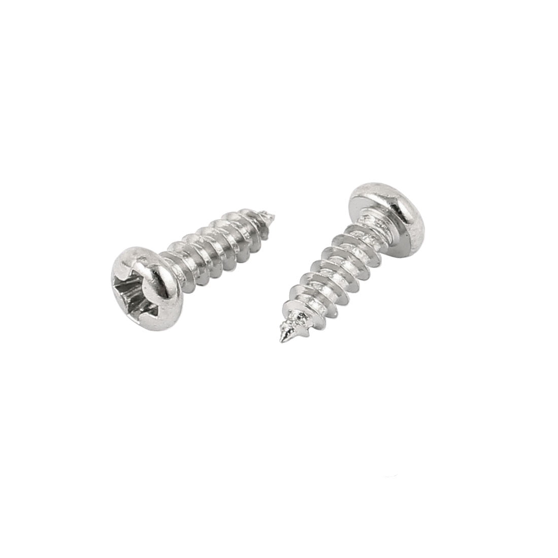 100pcs M3 X 10mm Stainless Steel Cross Pan Head Self Tapping Screws 100pcs-m3-x-10mm-stainless-steel-cross-pan-head-self-tapping-screws