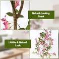 thumbnail image 3 of Accreate Pack of 2 Bougainville Artificial Flowers 120 cm, Artificial Tree with Flowers, Artificial Tree, Decorative Artificial Plants, Large Decorative Flowers, 3 of 8