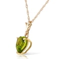thumbnail image 2 of Galaxy Gold 14K Yellow Gold Peridot Heart Necklace - August Birthstone - Warmth & Prosperity - 16" to 24" - Fine Jewelry for Women, 2 of 3