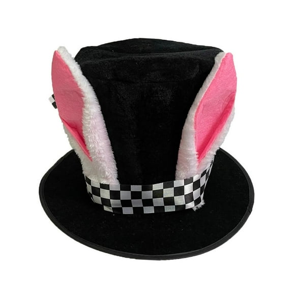 Top Hat Headwear Rabbits Ears Topper Masquerade Headband Easter Rabbit