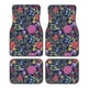 thumbnail image 1 of Fotbe Floral Juego de 4 Tapetes para Auto con Estampado – Alfombrillas de Goma Reforzada, Diseño Antideslizante, Protección para Todo el Año – Vehículos, Autos, Camionetas y SUVs, 1 of 7