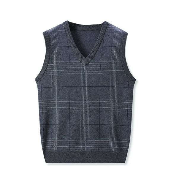 Christmas Sweaters for Women Men's Autumn And Winter 2025 Sleeveless Knitted Oversized Woolen Vest Sweater Vest Casual Sweater Ugly Christmas Sweaters