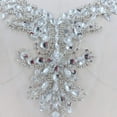 thumbnail image 3 of Rhinestone Neckline Trims Beaded Sequined Bodice Appliques Stitch Addition Fringe for Wedding Dress Evening Gown Black Color, 3 of 3