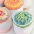 thumbnail image 3 of Cotton Yarn Crochet Colorful Cotton DIY Yarn Hand Knit Blanket Fancy Acrylic Yarn Handcrafts Crocheting Variegated Thread 100g/Roll Type 18, 3 of 10