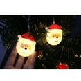 thumbnail image 2 of Graflsoa Festive Santa Claus LED String Lights - 1.5m Battery-Operated Decoration for Christmas Trees, Walls, and Windows (10 Lights, White, Batteries Not Included), 2 of 6