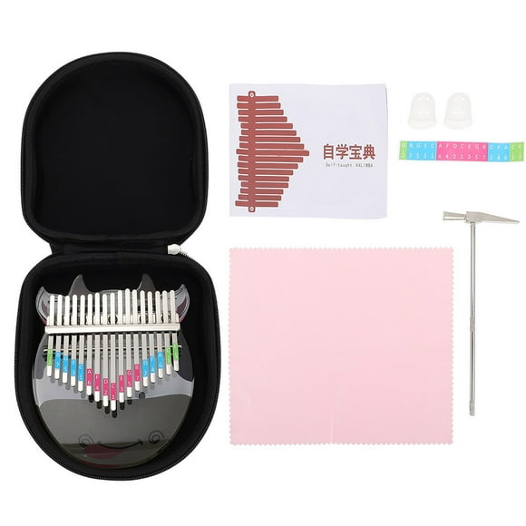 Hytrove Bolsa De Almacenaje Para Kalimba En Color Negro Con Costuras Reforzadas Para Mayor Durabilidad