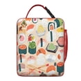 thumbnail image 6 of Sushi Lunch Box Insulated Lunch Bag Box Women Men Reusable Cute Small Bento Lunch Box Containers for Travelers Cooler Tote Bag Lunchbox for Office School Picnic, 6 of 6