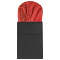 thumbnail image 1 of INSPIRE CHIC Men's Pre-Folded Polka Dots Round Pocket Square On Card for Suit Handkerchief Red One Size, 1 of 4