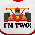 thumbnail image 4 of Inktastic Race Car 2nd Birthday Boys Racing Boys Baby Bib, 4 of 4