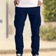 thumbnail image 1 of Pantalones casuales de carga para hombre Pantalones de verano de color sólido Traje de diario de cintura media de ajuste holgado FLhrweasw Nuevo, 1 of 7