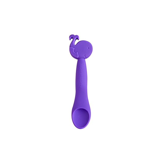 Marcus & Marcus WILLO THE WHALE Silicone Baby Feeding Spoon