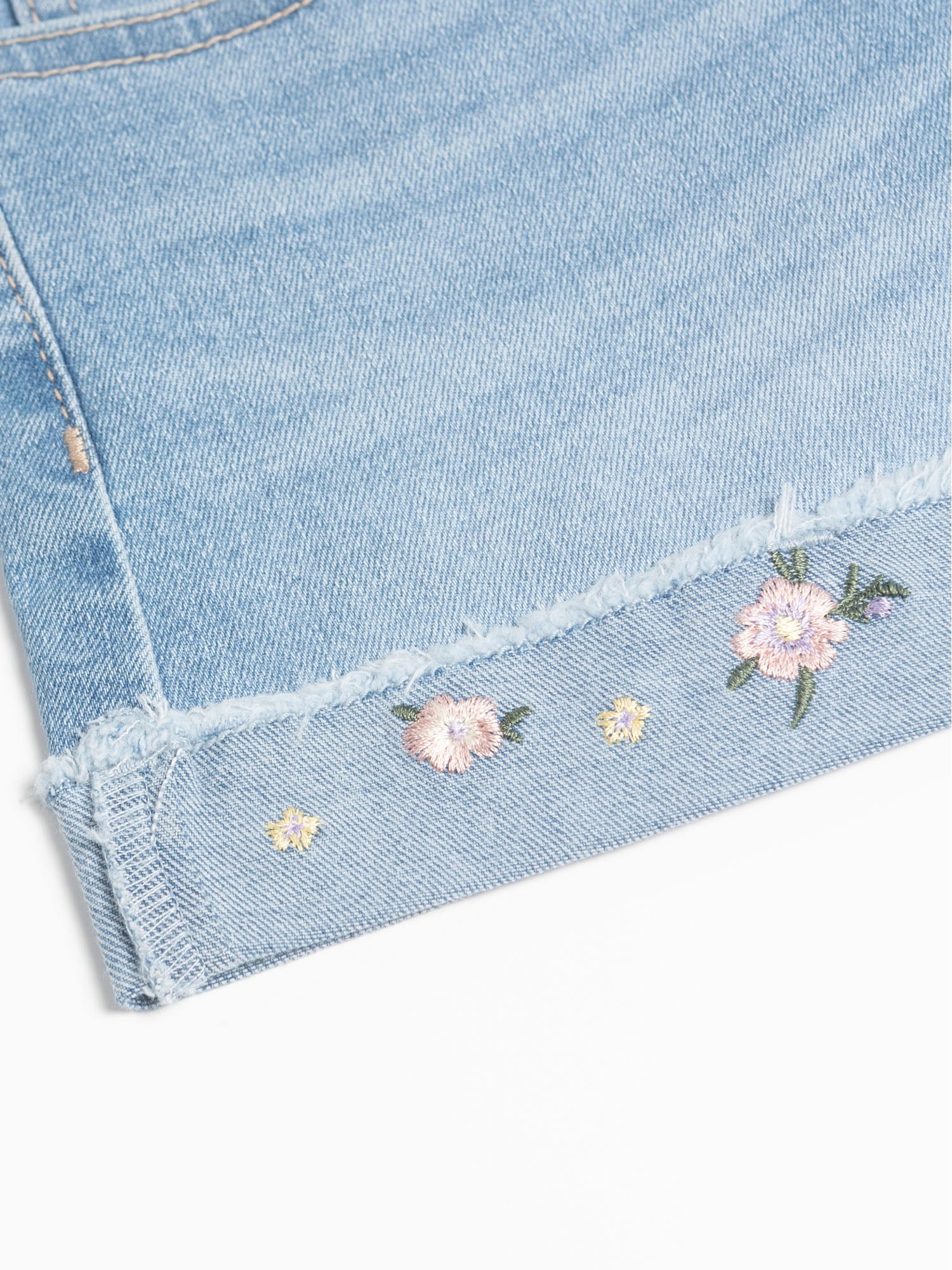 Wonder Nation Girls Fashion Denim Shorts, Size 5-18