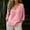 Pink, variant on Ladies Tops Y2K Summer Blue Tshirts Short Sleeve 2026 Blouses for Women Plus Size,L