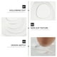 thumbnail image 3 of 2 pares de taloneras ortopédicas, plantillas correctoras de gel adhesivas para zapatos, 3 of 7