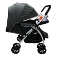 thumbnail image 2 of Carriola con Asa Reversible BabyTek Honguito HD Gris, 2 of 4