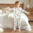 thumbnail image 4 of Christmas Pajamas Cute Dragons Illustration Cute Comfortable Cotton Two-piece Christmas Pajamas Set, 4 of 7