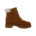 thumbnail image 2 of Lauren Ralph Lauren Womens Carlee Leather Pull On Combat & Lace-up Boots, 2 of 3