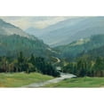 thumbnail image 3 of Ferdinand Engelmüller 14x11 Black Modern Framed Museum Art Print Titled - Erzgebirge (1902), 3 of 5