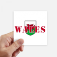 thumbnail image 1 of Welsh Emblem Flag Territory Sticker Square Waterproof Stickers Wallpaper Car Decal, 1 of 1