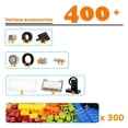 thumbnail image 2 of Juguete de construcción Pamvava Classic Bricks, ruedas y ejes, 400 unidades, 2 of 6