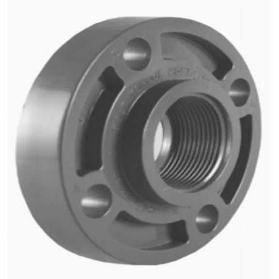 Charlotte Pipe 1-in x 1-in dia Schedule 80 Floor Flange PVC Fitting PVC 8560