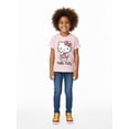 thumbnail image 2 of Hello Kitty Animal Print Girls Short Sleeve Graphic T-Shirt, Sizes 4-16, 2 of 7
