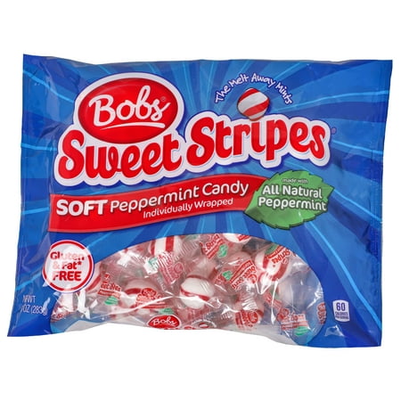 Bobs Sweet Stripes Peppermint Balls, 10 Oz.
