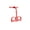 1pcs Red, variant on Home Gym Pedal Pull Rope, 6 Tube Resistance Band System for Full Body Exercise, Portable Fitness Equipment for Abs, Arms & Legs
