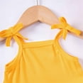 thumbnail image 6 of tarylea Toddler Girl Summer Clothes Baby Girl Ruffle Hem Camisole Top Short Set Beach Outfit, 6 of 8
