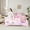 Pink Blue Purple, variant on Feelyou Cartoon Rainbow Unicorn Twin Bedding Sets 7pcs for Kids, Stars Clouds Girl Bedding Comforter Set, Psychedelic Galaxy Sheet Sets, Pink