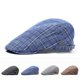 thumbnail image 4 of Sombrero para hombre, primavera y verano, moda coreana, gorra con visera, gorra delantera, gorra de béisbol a cuadros, sombrilla, boina, sombrero para el sol, 4 of 5