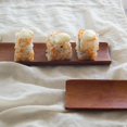 thumbnail image 4 of Bandeja de sushi de madera, tabla de servir de madera, estilo japonés natural Color profundo, 4 of 9