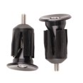 thumbnail image 4 of Tapones de extremo negros para manillares de bicicleta, tapas de puños de manillar de bicicleta de aluminio duraderas y elegantes, 4 of 8