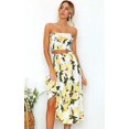 thumbnail image 2 of Women's floral blouse, maxi skirt suit dress, 2 of 7