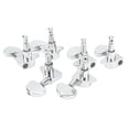 thumbnail image 1 of Guitar Tuning Keys, Guitar Tuner Peg Simple Style Decorative 3L3R Semicircle  For Maintenance Silver,Black, 1 of 8