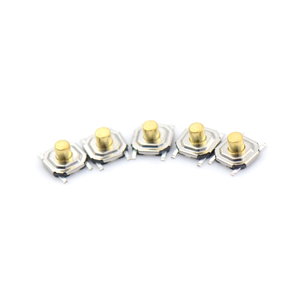 5 pcs Micro Waterproof Copper Tactile Tact Touch Push Button Switch SMD 4x4x3mm 