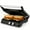with temperature time setting, variant on 3-in-1 Electric Indoor Grill & Panini Press - Non-Stick Plates, 180° Opening, Floating Hinge, Grease Tray, Preheat Light - 304 Stainless Steel, Compact, Ideal for Burgers/Steaks/Chicken