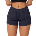 thumbnail image 5 of XXWXYD Kids Cotton Athleti𝖼 Shorts Pull On Elastic High Waist Workout Soft Running Clothes Breathable Quick-Dry Sportswear Gym Activewear Play for 3-16 Years, 5 of 9