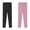 Black+Purple, variant on Girls Athletic Leggings Kids Dance Running Yoga Pants Workout Active Dance Tights, Size 4-10T