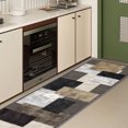 thumbnail image 3 of 2x6 FT Kitchen Runner Rugs Non Skid Washable, Faux Wool Rug Runners for Hallways Bathroom Carpet Runner, Soft Indoor Modern Floor Rug for Entryway Laundry Room, 3 of 11