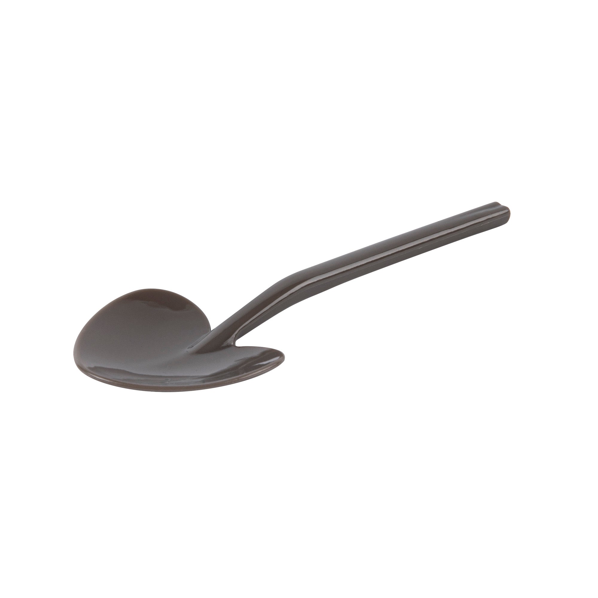 Restaurantware-3.5 Inch x 1.3 Inch Heart Spoons, 500 Disposable Mini Plastic Spoons - Heart-Shaped, For Desserts, Gray Plastic Tasting Spoon, For Parties Or Events