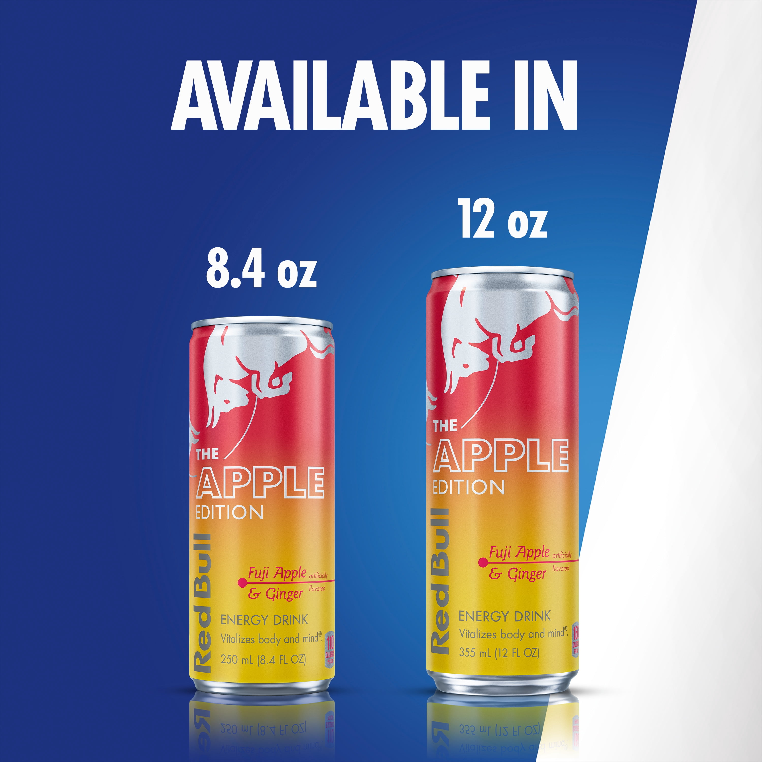 Red Bull Apple Edition Energy Drink, Fuji Apple & Ginger, 12 fl. oz. Can, 114mg Caffeine