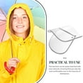 thumbnail image 7 of HONMEET Bike Use Transparent Raincoat Hat Shield Face Protector Rain Poncho Brim, 7 of 7