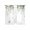 Green, variant on Eucalyptus Sheer Curtains 63 Inch Length 2 Panels Set, Butterfly Sage Green Leaf Farmhouse Plant Voile Window Treatment Rod Pocket Curtains Sheers Drapes for Bedroom/Living Room/Kitchen 52x"63"x2