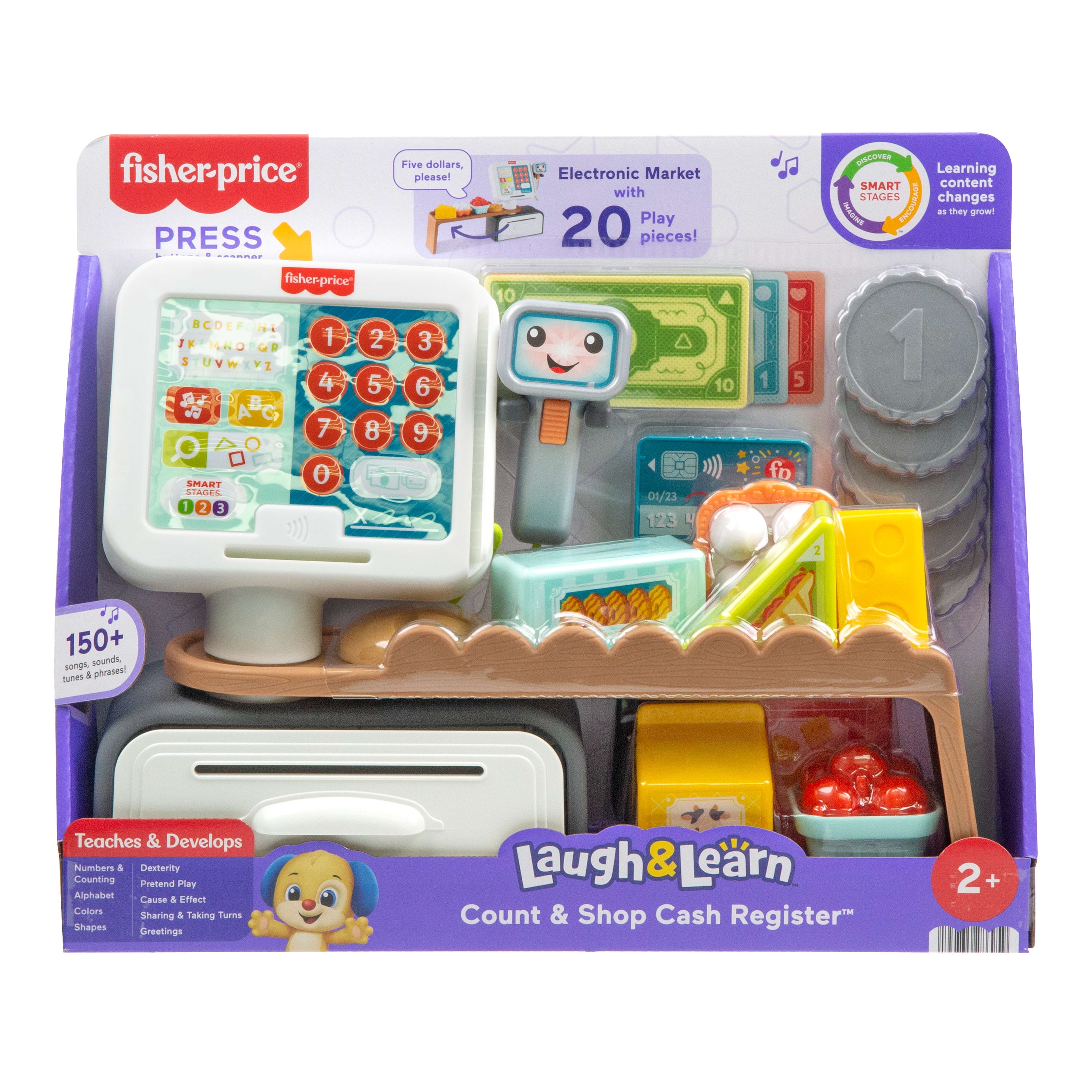 Fisher-Price Laugh & Learn Cash Register for Preschool - Walmart