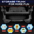 thumbnail image 5 of 24V 4WD Ride on Toys UTV Ride on Truck Car with Remote Control,400W Powered off-Road Car Bluetooth, Music, 3-Speed, LED Light, Black, 5 of 11