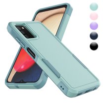 For Galaxy A03S Case, 2 in 1 Heavy Duty Armor Shockproof Cases,Hisdou Hybrid Dual Layer Rubber Drop Protection Grip Plastic Bumper Sturdy Phone Cover for Samsung Galaxy A03S 6.5"-Green